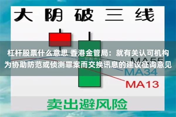 杠杆股票什么意思 香港金管局：就有关认可机构为协助防范或侦测罪案而交换讯息的建议征询意见